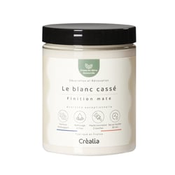 Peinture biosourcée multisupport 300ml - Blanc cassé - Finition mate - Créalia