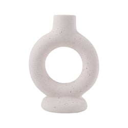 Chandelier rond en céramique - 10 x 13,3 cm - Créalia