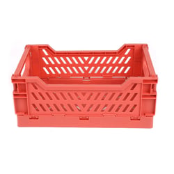 Caissette de rangement pliable S - 16,6 x 10 x 25 cm - Terracotta - Cultura