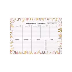 Planner semainier - 21 x 29,7 cm - Liberty - Cultura