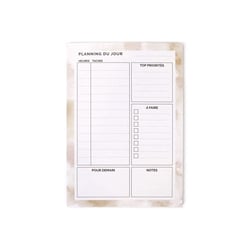 Planner journalier - 14,8 x 21 cm - Cultura