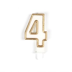 Bougie contour doré 4 - Créalia