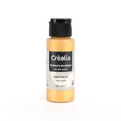 Flacon de peinture acrylique Créalia - 59 ml - Or nacré