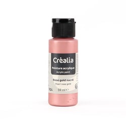 Flacon de peinture acrylique Créalia - 59 ml - Or rosé nacré