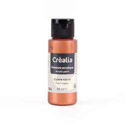 Flacon de peinture acrylique Créalia - 59 ml - Cuivre nacré
