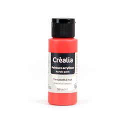 Flacon de peinture acrylique Créalia - 59 ml - Rouge hibiscus mat