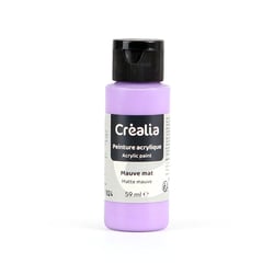 Flacon de peinture acrylique Créalia - 59 ml - Mauve mat