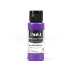 Flacon de peinture acrylique Créalia - 59 ml - Violet intense mat