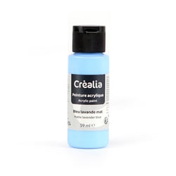 Flacon de peinture acrylique Créalia - 59 ml - Bleu lavande mat