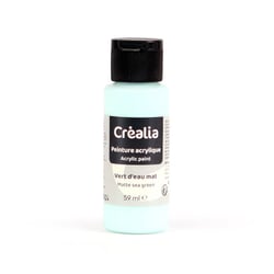 Flacon de peinture acrylique Créalia - 59 ml - Vert d’eau mat