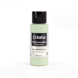 Flacon de peinture acrylique Créalia - 59 ml - Vert amande mat