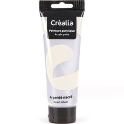 Peinture acrylique Créalia - 120 ml - Argent nacré