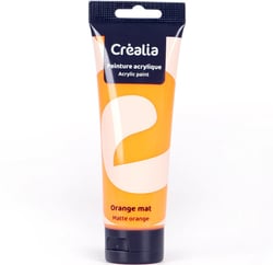 Peinture acrylique Créalia - 120 ml - Clémentine mat