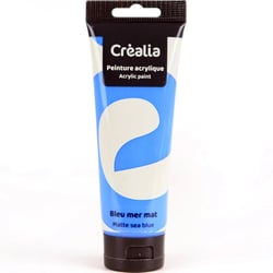 Peinture acrylique Créalia - 120 ml - Bleu mer mat