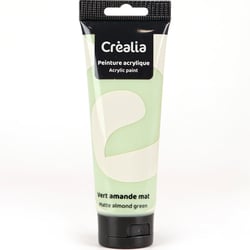 Peinture acrylique Créalia - 120 ml - Vert amande mat