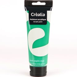 Peinture acrylique Créalia - 120 ml - Vert sapin mat