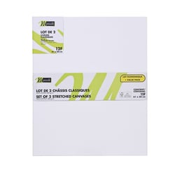 Lot de 2 châssis - toiles classiques 100% coton Monali - 12F / 61 x 50 cm
