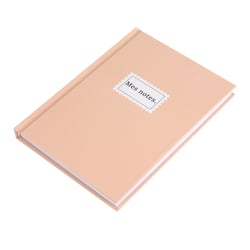 Carnet de notes A6 - 144 pages unies - Rose - Cultura