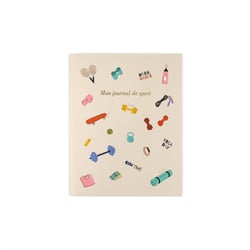 Carnet de sport A5 - 192 pages - Cultura