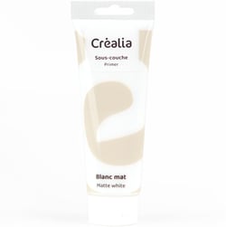 Peinture sous-couche - 120 ml - Blanc mat - Créalia