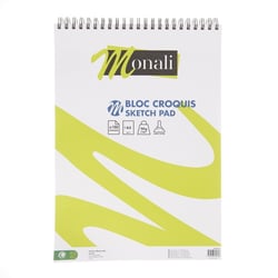 Bloc croquis Monali - A3 - 90g/m2 - 120 feuilles