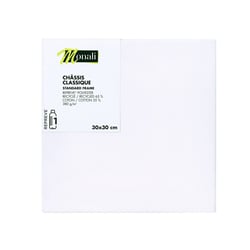 Châssis classique - Toile Coton et polyester recyclé - 30 x 30 cm - Monali