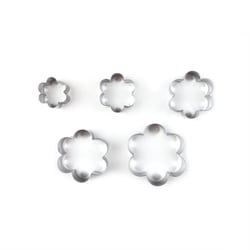 Emporte-pièces x5 - Fleurs - Créalia