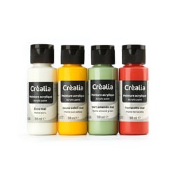 Flacons de peinture acrylique x4 - Pâques - 59 ml - Créalia