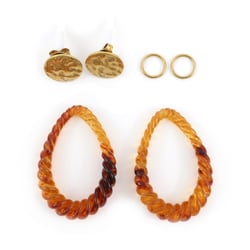 Kit boucles d'oreilles - Écaille - Acier inoxydable - Créalia