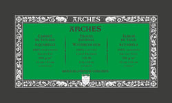 Carnet spiralé Canson - Arches® Aquarelle - Papier blanc naturel 300 g/m²  à grain fin - 15 x 25 cm