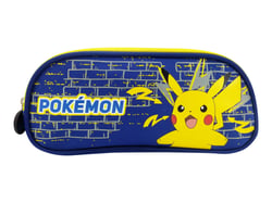 Trousse 2 compartiments - Pokemon - La Plume Dorée - Bleu