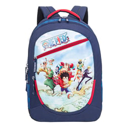 Sac à dos 3 compartiments - One Piece - La Plume Dorée - Bleu