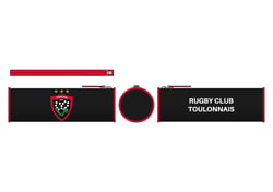 Trousse La Plume Dorée - RCT - 1 compartiment - Rond - Noir