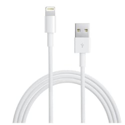 Câble de recharge USB-A vers lightning - 1m - blanc