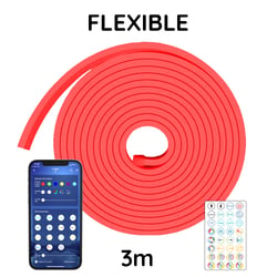 Bande LED RGB flexible 3 m avec application R-Music