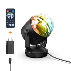 Spot boule LED RGB sur pied R-Music