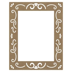 Cadre photobooth rectangle baroque