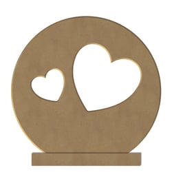 Porte bougie Gomille - Coeur - 12 x 12 cm 