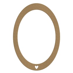 Cadre photobooth - Gomille - Ovale - 57 x 82 cm