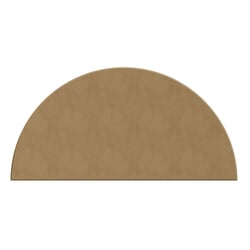 Support en bois à décorer Gomille - demi rond - 6 MM - 20x10 CM - certifié PEFC 100%