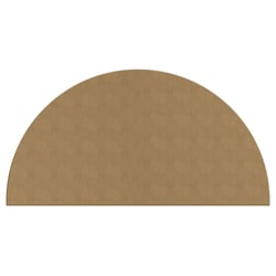 Support en bois à décorer Gomille - demi rond - 6 MM - 40x20 CM - certifié PEFC 100%