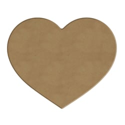 Support en bois à décorer Gomille - Cœur - 12 x 10 cm