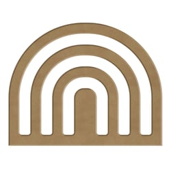 Support en bois à décorer Gomille - arche - 6 MM - 13x10CM - certifié PEFC 100%