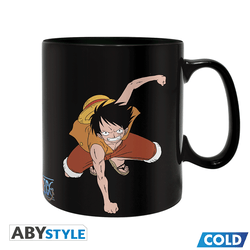 Mug luffy & ace thermo reactif