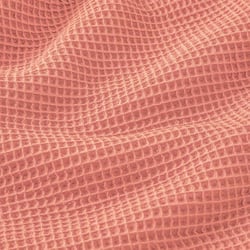 Coupon de tissu en nid d'abeille - 100 x 150 cm - marsala - Domotex