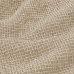 Coupon de tissu en nid d'abeille - 100 x 150 cm - galet - Domotex