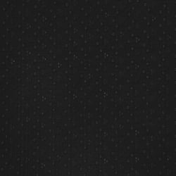 Coupon de tissu en double gaze brodée - 100 x 130 cm - noir - Domotex