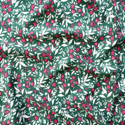 Coupon de tissu en viscose imprimée Domotex - 100 x 150 cm - vert