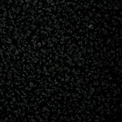 Coupon de tissu maille bouclette - 100 x 150 cm - noir - Domotex