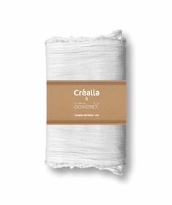 Tissu gaze de coton Domotex - 200 x 130 cm - Blanc
